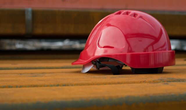 helmet, work protection, construction, metal, iron, red, industry, building, safety, safety, safety, safety, safety, safety
