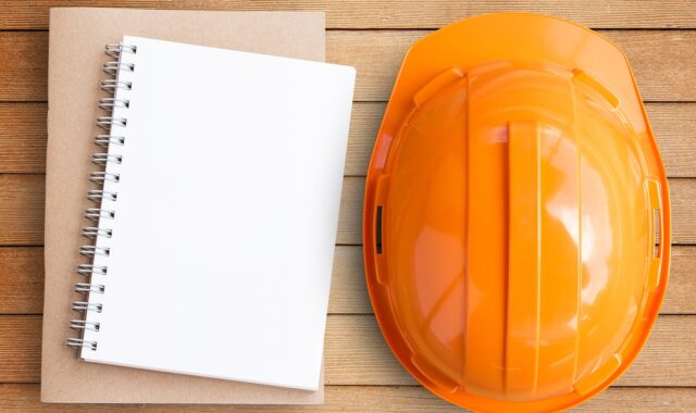 safety, helmet, hat, construction, worker, protect, orange, desk, book, notebook, paper, work, safety, safety, safety, safety, safety, worker