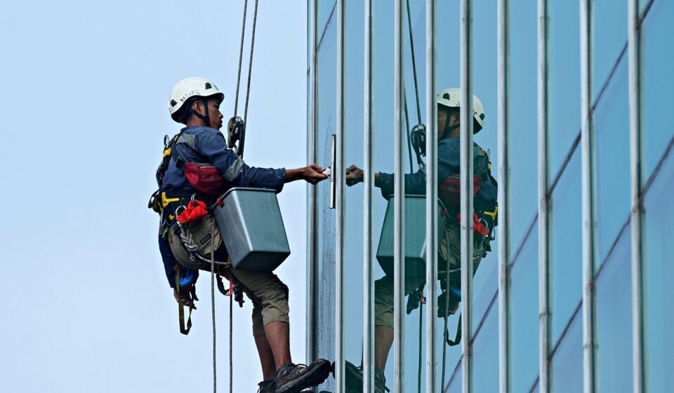 glass cleaner, worker, man, construction, building, worker, worker, worker, worker, worker