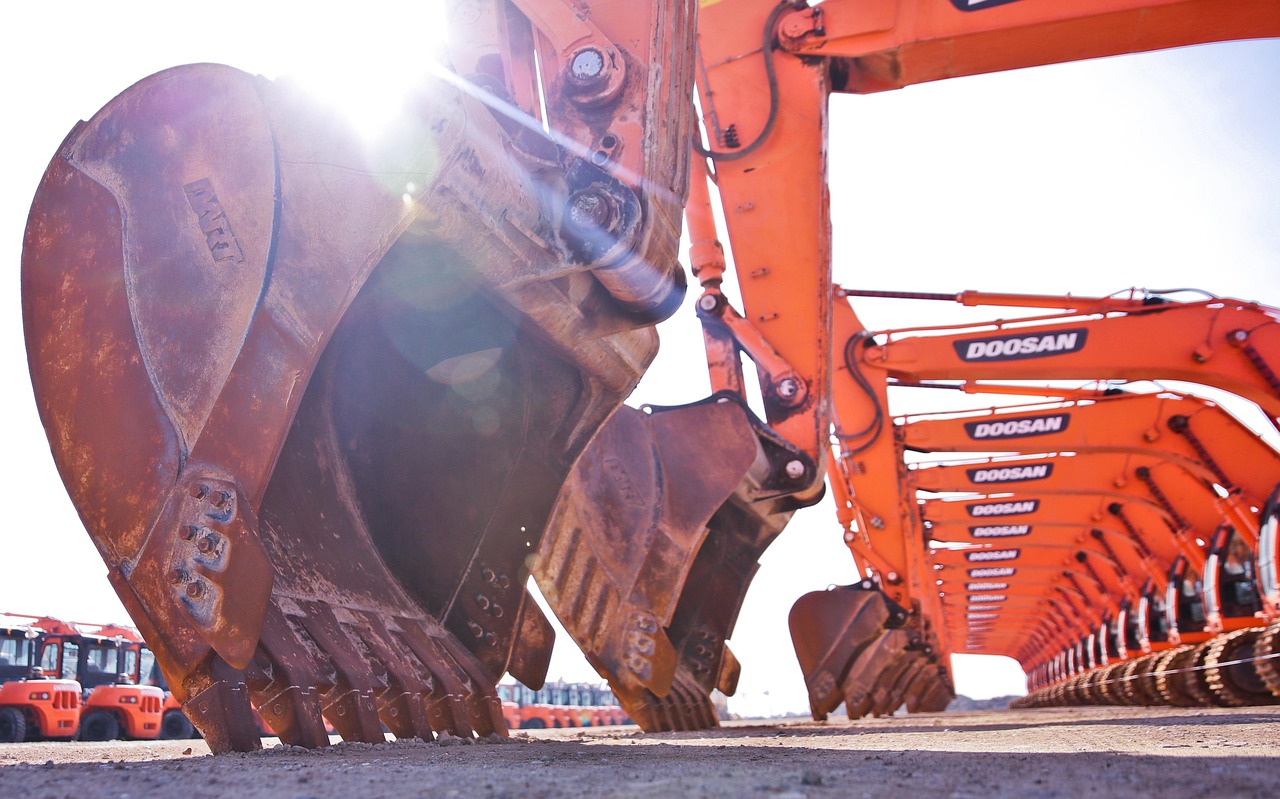 transportation system, industry, excavator, construction