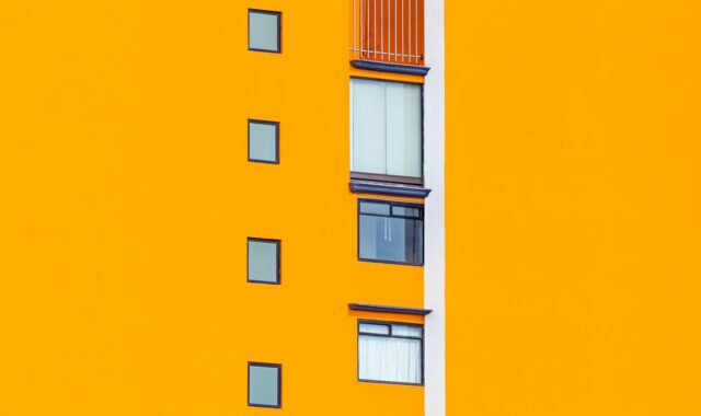 building, orange, architecture, floors, windows, glass windows, orange paint, orange building, facade, building, building, building, orange, orange, orange, orange, orange