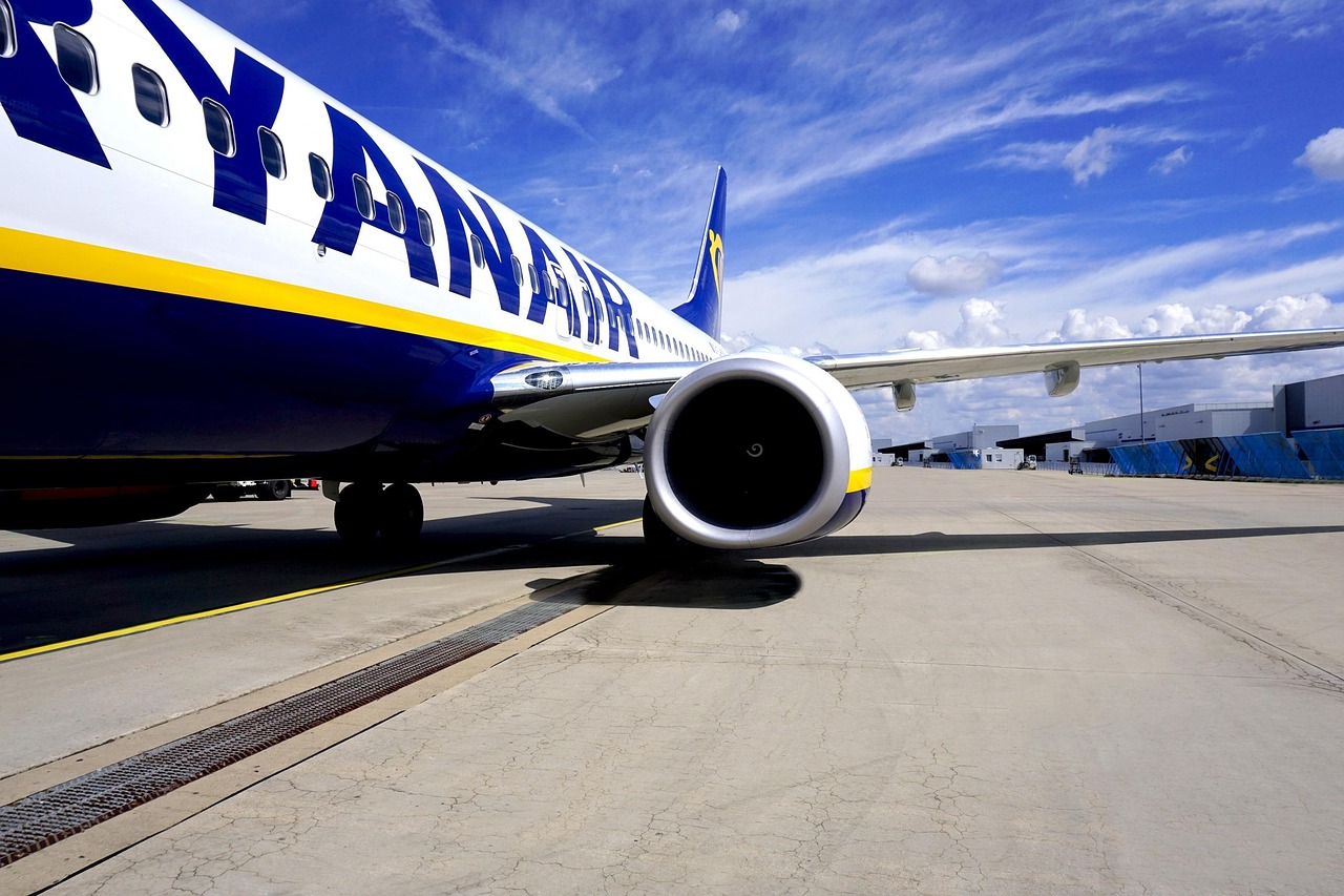 transport system, airfield, plane, travel, engine