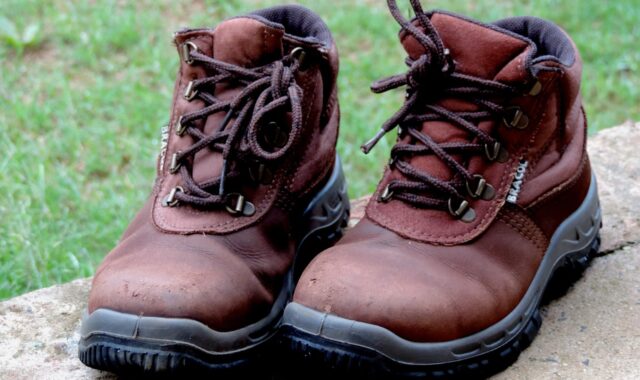shoe, rustic, boot, job, used