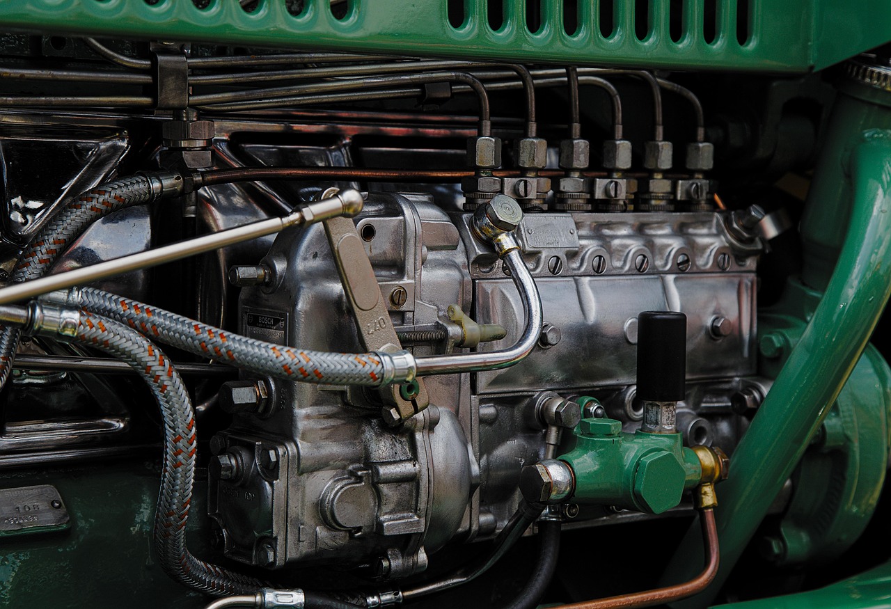 tractor, engine, antique car, agricultural engineering, retro